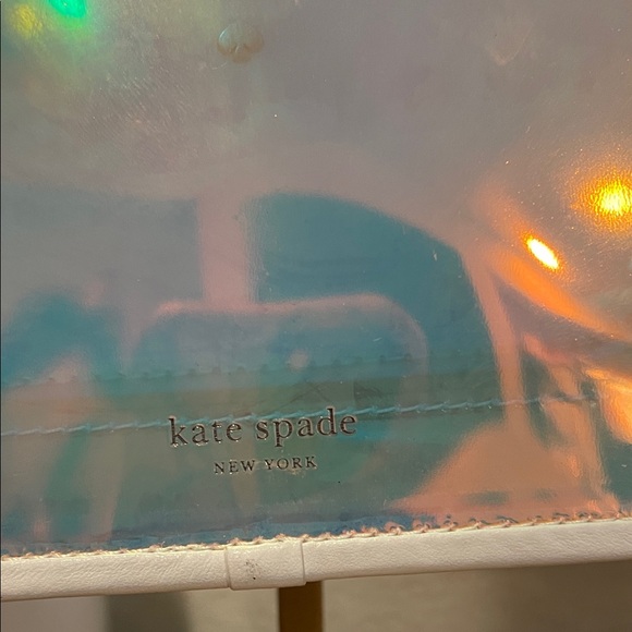 Heart Kate Spade White and Iridescent Crossbody Bag - with Turn-Lock - Picture 5 of 14